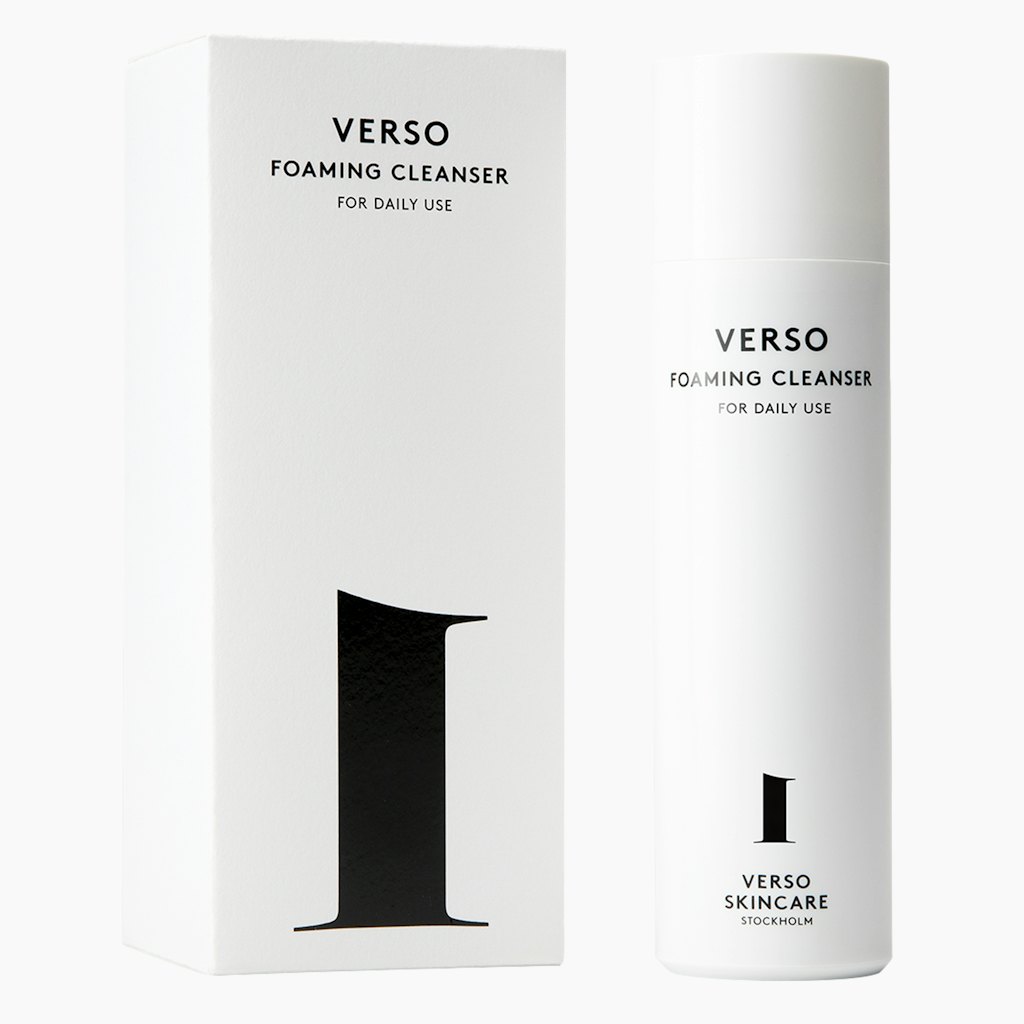verso skincare foaming cleanser